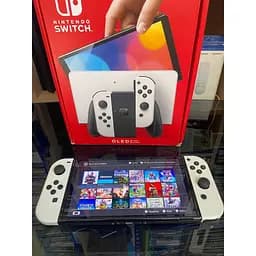 Прошита ігрова приставка Nintendo Switch OLED (чіпована) + 10 ігор, Гарантія