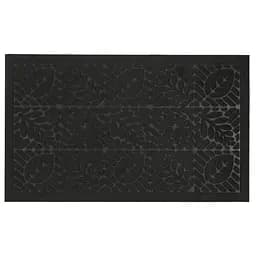 Килимок придверний Eco Fabric Листя без кромки чорний 45 х 75 см (4575-004) - мініатюра 3