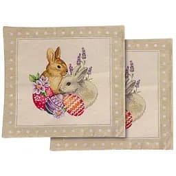 Наволочка гобелен Lefard Кролики Mimbre 45x45 см (732-398)