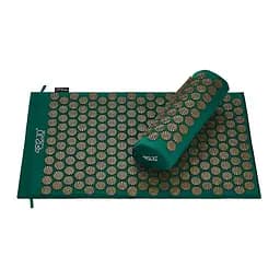 Килимок акупунктурний 4FIZJO Аплікатор Кузнєцова 72 x 42 см з валиком Navy Green/Gold 4FJ0286 (P-5907739313300) - мініатюра 5
