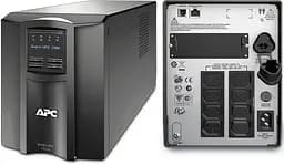 Джерело безперебійного живлення APC Smart-UPS 1500VA LCD Lin.int. AVR 8 х IEC SmartSlot USB RJ-45 метал (SMT 1500I) - мініатюра 7
