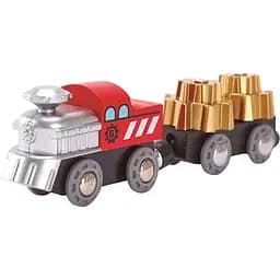 Набір для іграшкової залізниці Hape Вантажний поїзд з шестерінками (E3751)