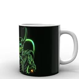 Кухоль GeekLand Loki арт неон LK.02.043 330 мл білий