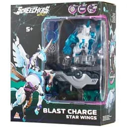 Детский игровой набор Screechers Wild S5 L1 запускатель-бластер и машинка-трансформер Стар Вингс EU686113 