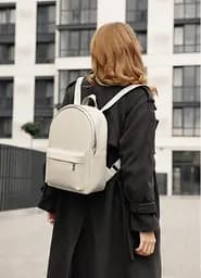 Жіночий рюкзак Sambag Brix Classic сірий 35 х 25 х 12 см (14511030) - мініатюра 3