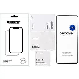 Захисне скло BeCover для Infinix Note 40 (X6853) 10D Black (712331) - мініатюра 2
