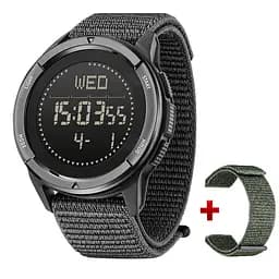 Годинник North Edge Alps Black з компасом, 2 ремінця