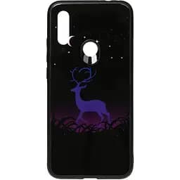 Чохол-накладка Toto Night Light Print Glass Case Xiaomi Redmi 7 Deer
