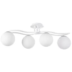 Люстра Brille потолочная молекула в спальню E27 60W WH (BL-318S/4)