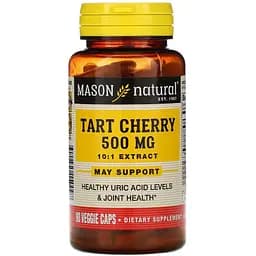 Вишневий екстракт Mason Natural Tart Cherry 500 мг 90 вегетаріанських капсул