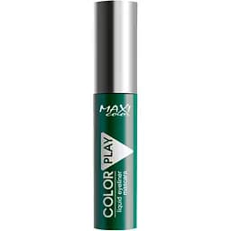 Туш для вій кольорова Maxi Color Color Play Liquid Eyeliner Mascara 01 Зелена 12.9 мл