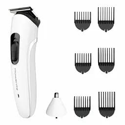 Тример Trim&Style, для бороди, носа, вусів і голови, мережа+акум., насадок-7, сталь, білий ROWENTA teh0017755 - мініатюра 2