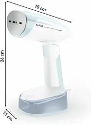 Відпарювач компактний Tefal Access Steam Pocket, 1300Вт, постійна пара - 20гр, біло-блакитний teh0016255 - мініатюра 6