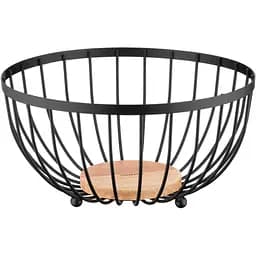 Корзина Ardesto Midori черная 25x25x13 см (AR0904B)