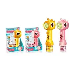 Установка с мыльными пузырями 2352 "Жираф", автоматический принцип работы, подсветка, в коробке (6983180190140) МИКС