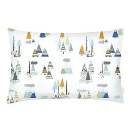 Дитяча постільна білизна в ліжечко FOREST WIGWAM, блакитний (WigwamForest_LightBlue_140) - мініатюра 3