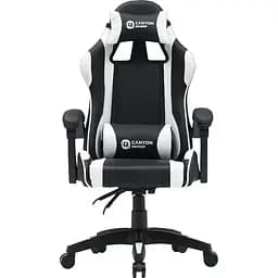 Ігрове крісло Canyon Core SGCH2 Black White (CNE-SGCH2W) - мініатюра 2