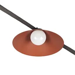 Трековий світильник LED Levistella 78012-BL06 ORG, 12W, 4000K, терракотовий, для текстильної трекової системи