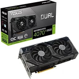 Видеокарта Asus Dual GeForce RTX 4070 Ti SUPER 16G OC Edition (DUAL-RTX4070TIS-O16G) [110697]