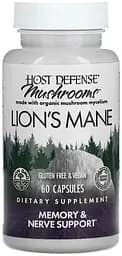 Натуральна добавка Host Defense Lion's Mane, 60 вегакапсул