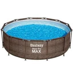 Каркасный бассейн Bestway 56709, размер 366 x 100 см с фильтрующим насосом и лестницей