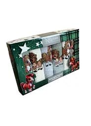 Набір 6 вафельних рушників Nilteks кухонні 40х60 см horse різнобарвний TC303376100