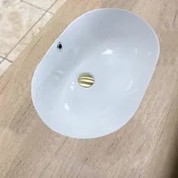 Умивальник VBI Mirandola white врізний VBI-018007, Білий