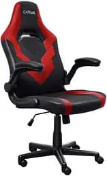 Кресло GXT703R Riye ПУ кожа Foldable Armrests красный Trust teh0013572