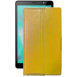 Чохол StatusCASE з екошкіри для планшету Tecno Tab P704a 4G Жовтий