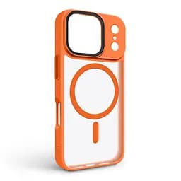 Чехол для Apple iPhone 17 Pro, Uniq MagCase, оранжевый, противоударный, панель-накладка с MagSafe, ударопрочный TPU+PC, с магнитом MagSafe, поддержка полноценной беспроводной зарядки, ArmorStandart (ARM86622) - мініатюра 2