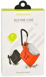 Сумка для навушників TOTU CRG01 Protective Case для Airpods Red - мініатюра 2