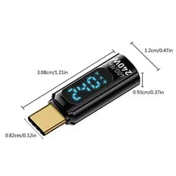 Перехідник USB-C M to USB-C F 40Gbps 240W 8K with display XoKo (AC-240TCС) - мініатюра 4