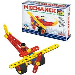 Конструктор Mechanix Літак №1 поліпропіленовий розвиваючий 57 елм./4 моделей