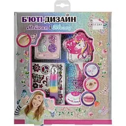 Дитячий набір кометики "Мейкап і тату" Lukky T20723 палетка 4 кольори