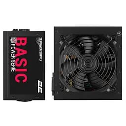 2E Блок живлення Basic Power (500W), 80%, 120мм, 1xMB 24pin(20+4), 1xCPU 8pin(4+4), 3xMolex, 4xSATA, 2xPCIe 8pin(6+2) - мініатюра 2