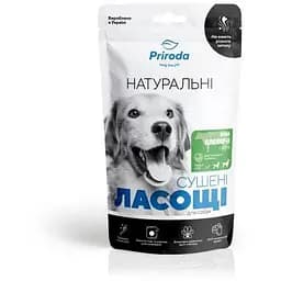 Натуральное сушеное лакомство Priroda для собак Уши говяжьи сушеные 1 шт