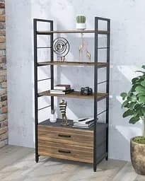 Стелаж L-155 із шухлядами Loft Design (Горіх Модена)