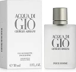 Оригінал Giorgio Armani Acqua di Gio Pour Homme 30 мл туалетна вода