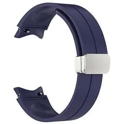 Ремінець для Samsung Galaxy Watch 4 40mm - синій ширина кріплення 20мм силікон Watchbands Cls (W15-3WB19442177)