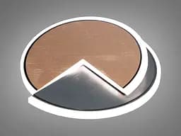 Акриловий світильник світлодіодний потужністю 22 вати - мініатюра 2