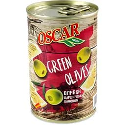 Оливки Oscar фаршированные лимоном 300 г (914657)