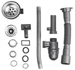 Мийка кухонна Brinex 5080-R 0.6 мм, накладна BRIN5080RSAT06 - мініатюра 6