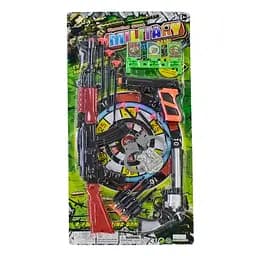 Ігровий набір "Військовий" рушниця, пістолет, револьвер, аксесуари 600-33