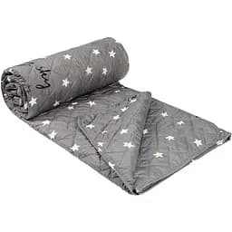 Покрывало стеганое Home Line Двухстороннее 210x240 см серое (175895)