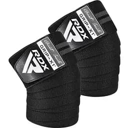Бинти на коліна RDX KR11 GYM Knee Wrap Black/Grey (WAH-KR11BG)