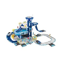 Парковка MH 102 с подсветкой и звуковыми эффектами 3 металлопластиковые модели спецтехники, озвучивание на английском