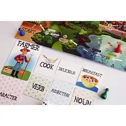 Настольная игра-бродилка "English storytelling" УМНЯШКА 2101 Pre-Intermediate (A2) - мініатюра 3