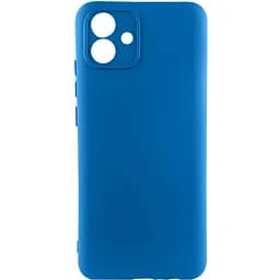 Чехол TPU Getman Liquid Silk Full Camera для Samsung Galaxy A15 4G/5G/M15 5G Синий/Royal blue