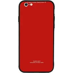 Чохол-накладка Toto Pure Glass Case Apple iPhone 6/6s Red