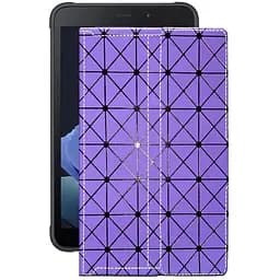 Чехол StatusCASE из экокожи для планшета Samsung Galaxy Tab Active 3 Фиолетовый ромб